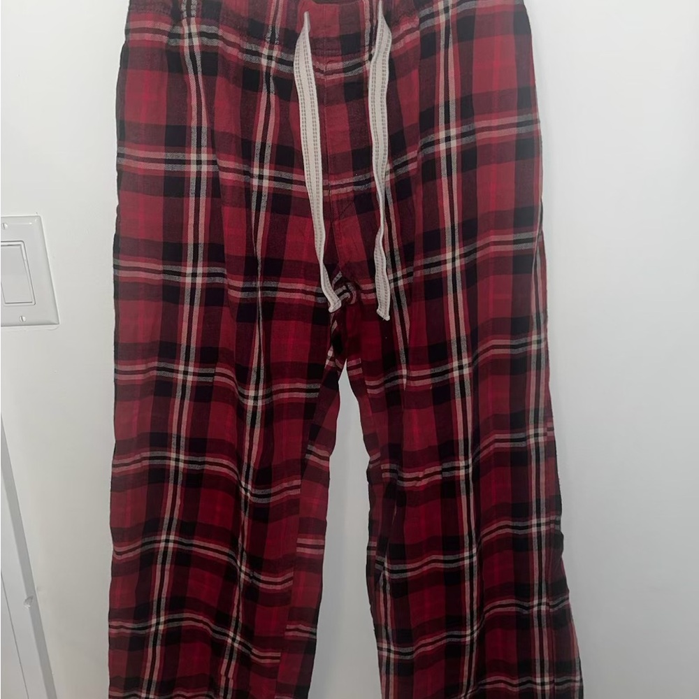 Teen Boy Red Plaid Pajama Pants